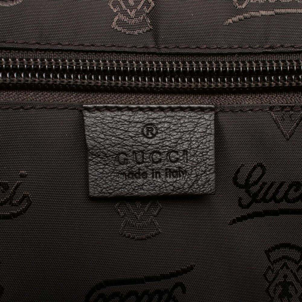 GUCCI Black Leather Shoulder Bag - Picture 4 of 4